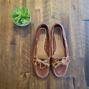 Sperry Audrey Boat Shoe Brown Size 8M